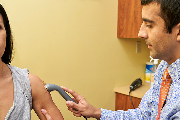 Ultra sound muscle treatment